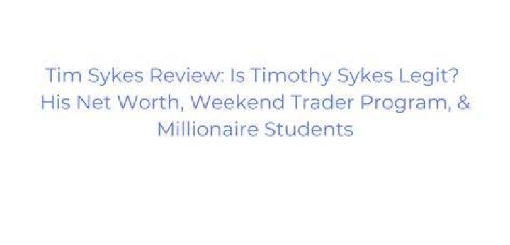 Timothy Sykes Review Legit or a Scam Artist? (HONEST) Updated