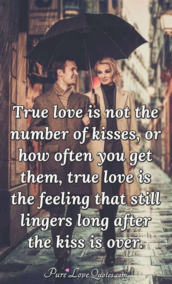 True love is when you value your lover's happiness more than yours, and