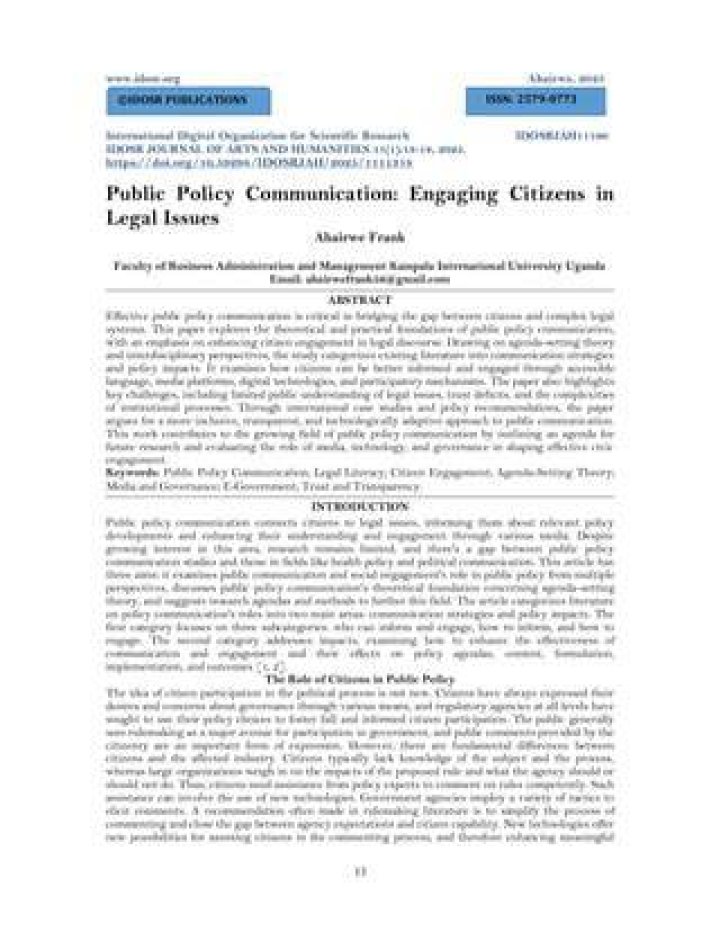 Unlocking Legal Complexities And Shaping Public Discourse