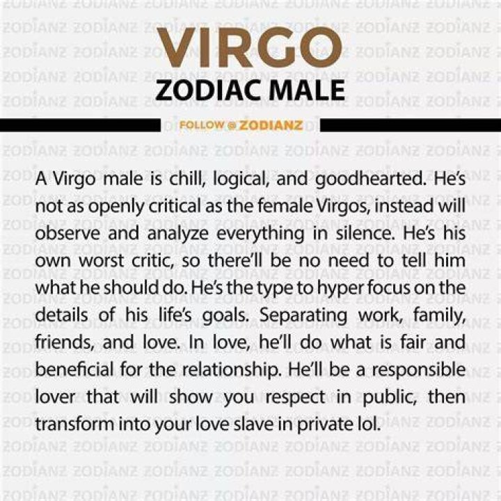Virgo male >>> Followzodianz Zodianz Zodiac Astrology 